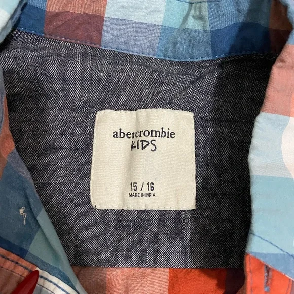 Abercrombie Kids Flannel Dress Shirt - Picture 2 of 3